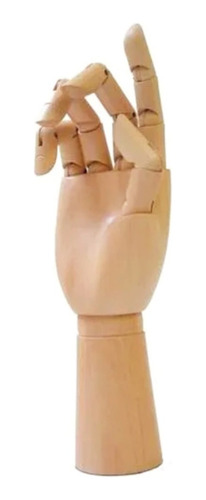 Mano Articulada Profesional Madera 20 Cm Dibujo