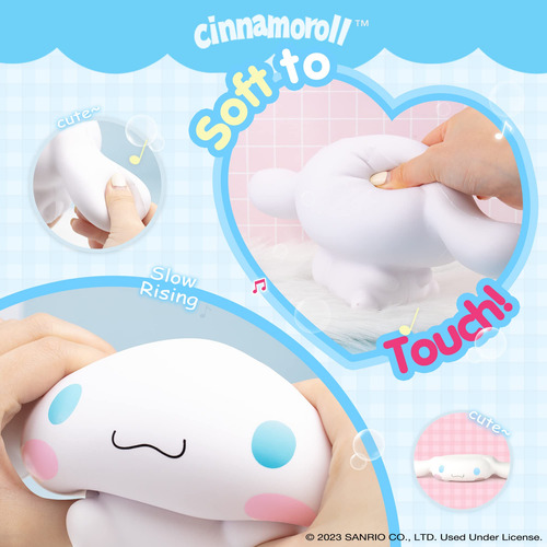 Jumbo Squishy Toy Hamee Sanrio Hello Kitty Cinnamoroll 20th