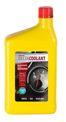Refrigerante Rojo Para Vehículo Coolant - Caja X 12 Cuartos