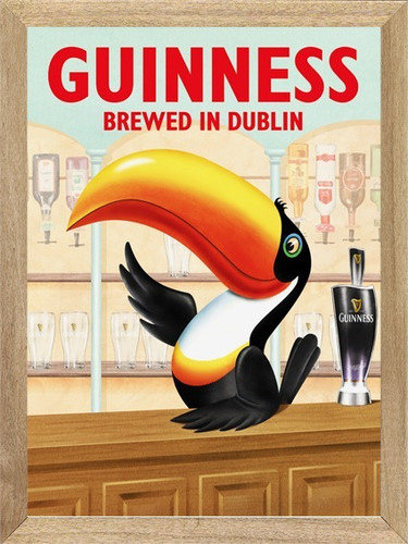  Guinness Cerveza, Cuadro , Bebida , Publicidad       Y557  