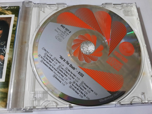 Kiss / Hot In The Shade / Cd - Germany - Primer Ed.