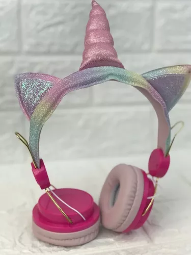 Audífonos Inalámbricos Bluetooth Unicornio Led Micrófono