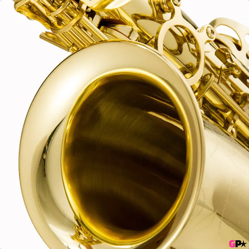 Saxo Alto Premium + Estuche Rigido + Boquilla + Color Dorado