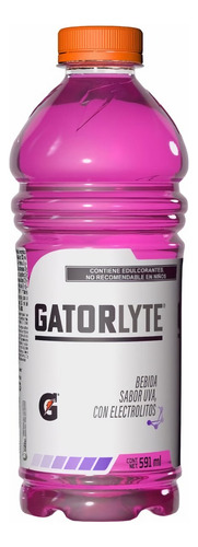 Gatorlyte Bebida Electrolitos Sabor Uva