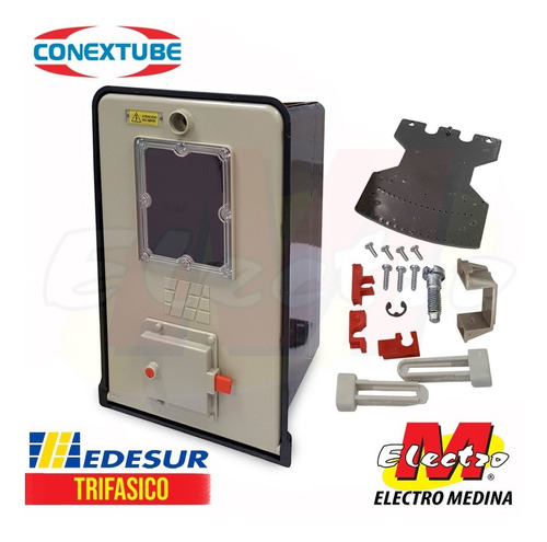 Caja Para Medidor Trifasico Edesur Conextube Electro Medina