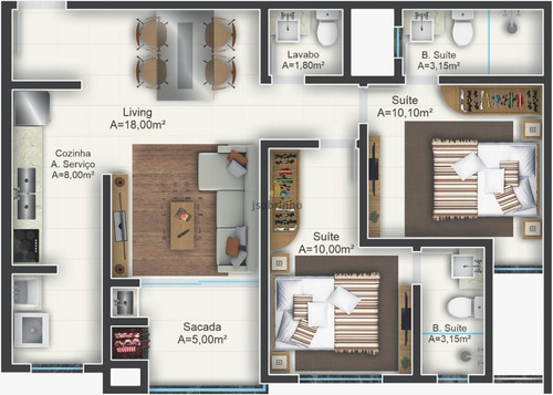 Imagem 20 de 24 de Beach Way Residence Itapema - 170365