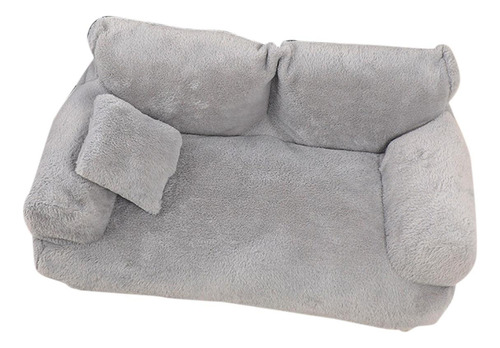 Cama Para Mascotas, Sofá Cama Para Gatos De Gris Claro L