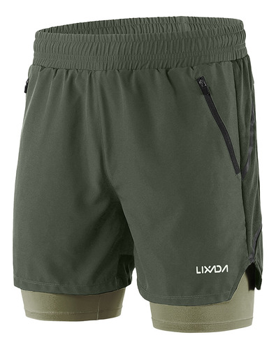 Pantalones Cortos Lixada Quick Shorts Running Active 2 Para