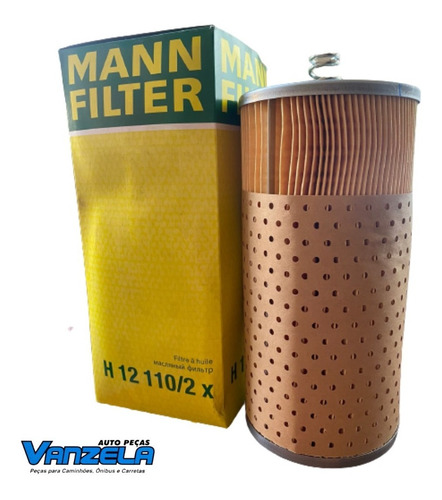 Filtro Do Óleo - H 12 110/2 X - Mann Filter