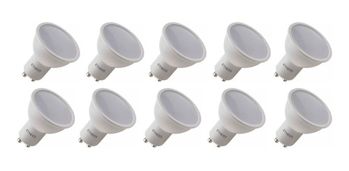  Lampara Dicroica Led 7w Fria O Calida 220v Gu10 Pack X10