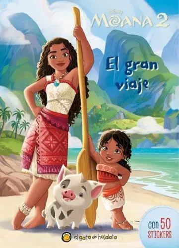Moana 2 El Gran Viaje Libro De Stickers: Similar Al Titulo, De Disney. Similar Al Titulo, Vol. 1. Editorial Editorial Guadal, Tapa Blanda, Edición Primera En Español, 2024