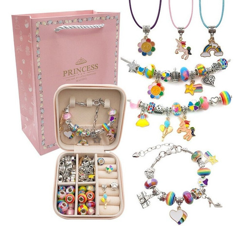 Conjunto De Confecção De Pulseira Com Pingente Faça Você