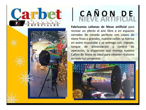 Cañon De Nieve Artificial - Cañon De Espuma