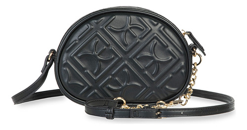 Bolsa Crossbody Cloe Xejiyi Ii Chico Color Negro