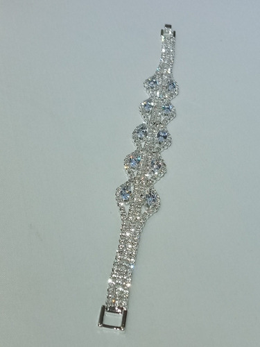 Imagen 4 de 10 de Bellas Pulseras Fiesta Strass Modelos