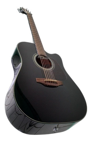 Imagen 3 de 4 de Guitarra electroacústica Takamine GD15CE black gloss