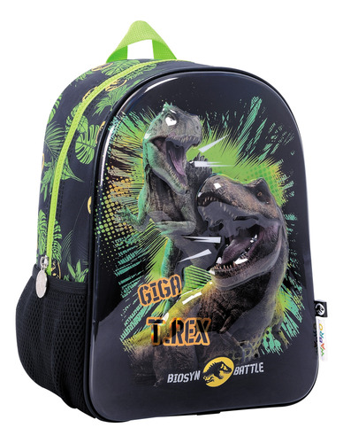 Mochila Infantil Espalda Jurassic World 3d 12  Jardin 