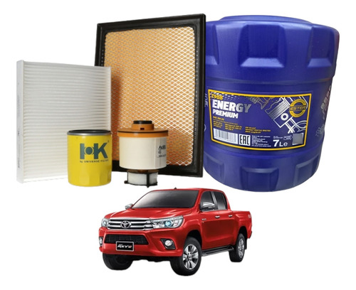 Kit De Mantencion Toyota Hilux Revo 