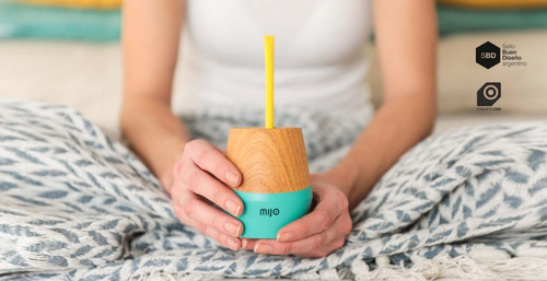 Imagen 3 de 4 de Mate De Madera Mijo Diseño Negro