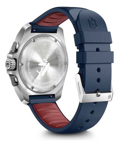 Victorinox Reloj I.n.o.x. Chrono , 43 Mm, Azul Bisel Plateado