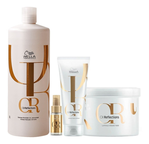 Kit Oil Reflection 3 Produtos + Óleo 30ml Wella