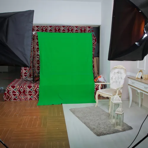 Fondo Chroma Key Studio Infinity, 2 x 3,60 metros, color gris, diseño estampado liso