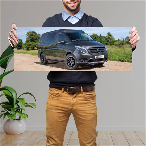 Cuadro 30x80cm Auto 2022 Mercedes Benz Vito Vp G 663