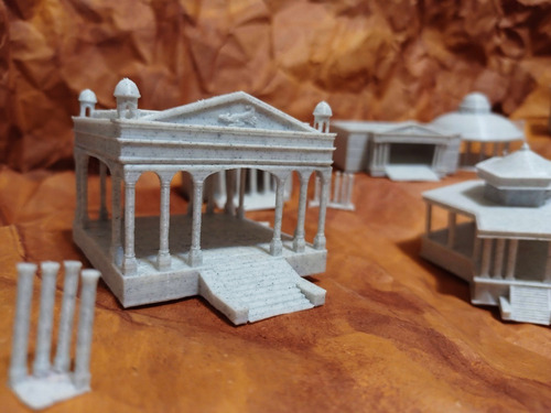Imagen 7 de 10 de 12 Casas Del Santuario Y Estatua Atenea Saint Seiya Magicat