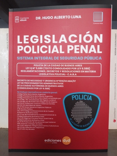 Legislación Policial Penal Ciudad / Hugo Luna