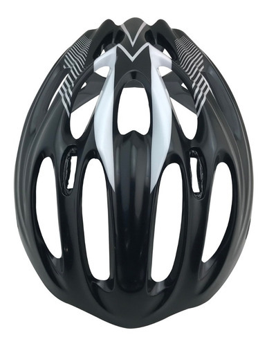 Casco Bicicleta Bmx Profesional Bks Mtb H350 Ruta Ciclismo Color Blanco/Negro Talla M