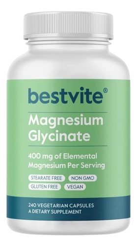 Glicinato De Magnesio 400 Mg - Unidad a $1062