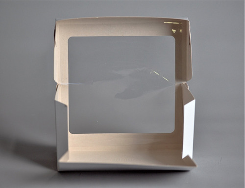 Imagen 3 de 3 de Caja C/ Visor Pvc 18x9x10 Cm (x50 U.) Porción - 051 Bauletto