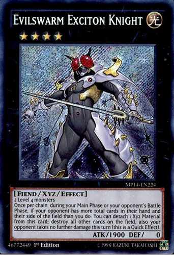 Yu-gi-oh! - Evilswarm Excitón Knight (mp14-en224) - Mega Pac