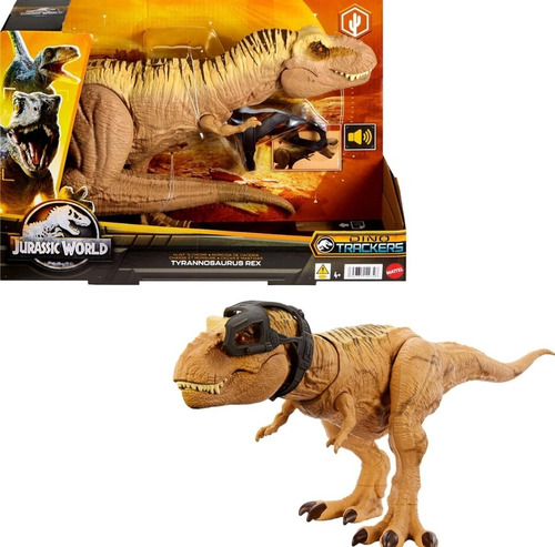 Jurassic World Dinosaurio Tyranosaurus Rex Mordida Mattel