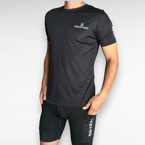 Remera Deportiva Running Ciclismo Con Bolsillo Y Cierre