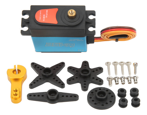 Servomotor Digital, 25 Kg, Impermeable, Engranaje Metálico,