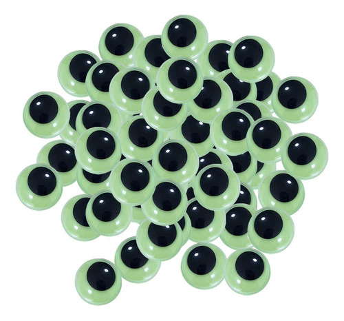 Ojos Que Brillan En La Oscuridad, Pegatina De 18mm 50 Piezas