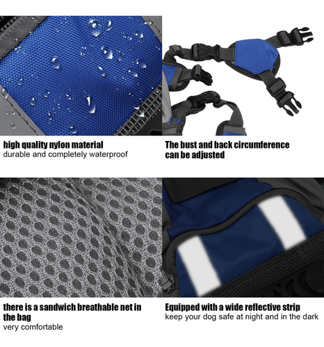Suprimentos Para Cães, Alforjes Para Cães, Acampamento, Cami