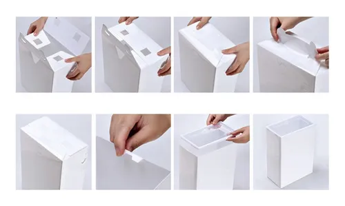 Pack 6 Cajas Organizadoras De Zapatos Apilables Multiuso A
