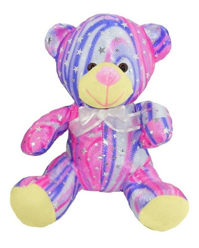 Oso De Peluche De Color Economico Con Estrellas Y Moño