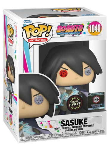 Funko Pop! #1040 Sasuke Glow Chace Chalice Collectibes Excl.