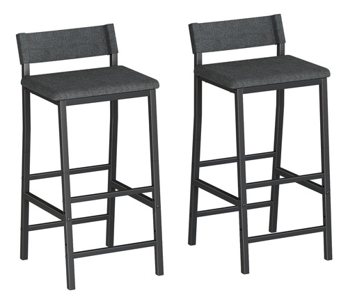 Furologee Juego De 2 Taburetes De Bar De Altura De Mostrador