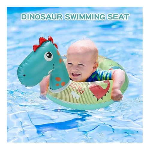 Boia Dinossauro Com Fralda Infantil Piscina Mar