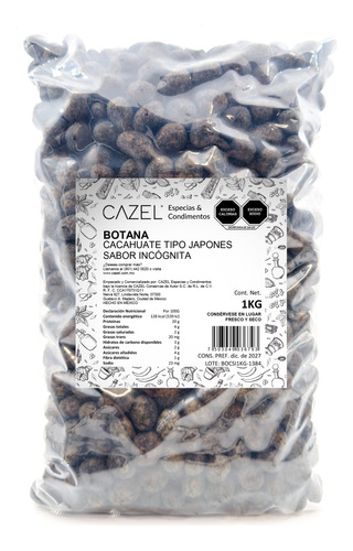 Cacahuate Tipo Hot Nuts Sabor Incógnita 1kg