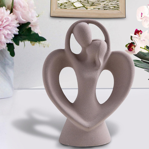 Arte Abstracto De La Decoración Del Hogar De La Pareja