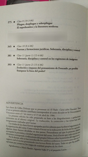 Curso Sobre Foucault - Gilles Deleuze - Cactus - Como Nuevos