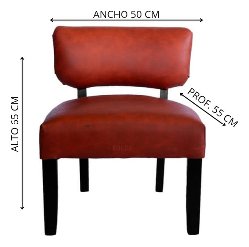 Sillon Silla Matera Katie 1 Cuerpo Sala De Estar Individual