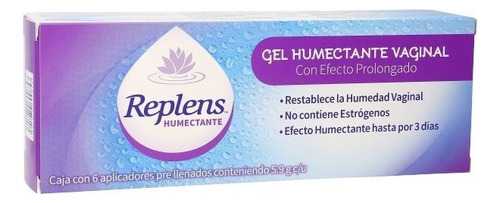 Replens Gel Humectante Vaginal C/6 Aplicadores
