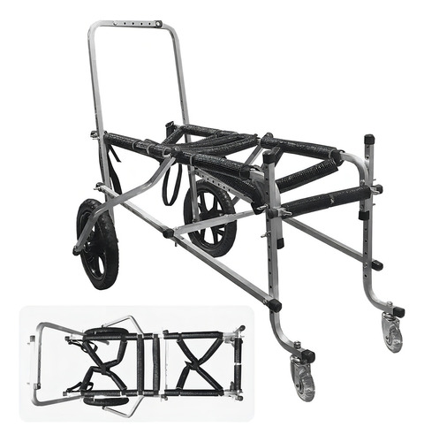 Cadeira Andador De 4 Rodas Para Cachorro Pet Grande Porte N5