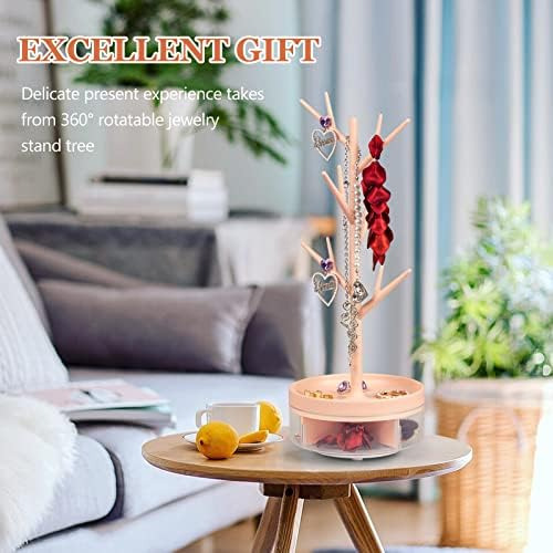 Inmorven Soporte Pequeño Para Joyería, Soporte Para Árbol De